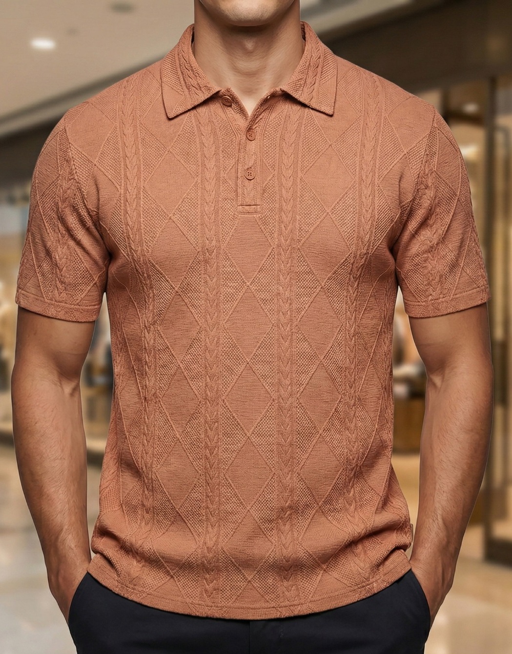 ১০০% অরিজিনাল চায়না কাপড় এর পোলো শার্ট