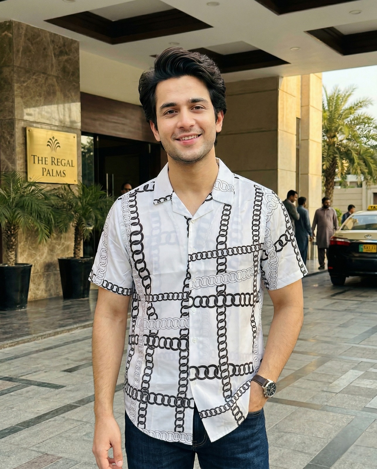 đĨ Menâs Summer Short Sleeve Hawaiian Shirt
