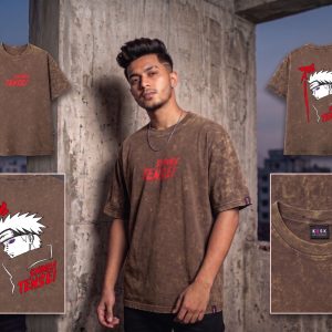 🔥 Acid Wash Drop Shoulder T-Shirt