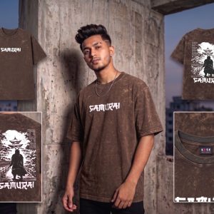 🔥 Acid Wash Drop Shoulder T-Shirt