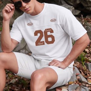 🔥 100% Cotton Premium Drop-Shoulder T-Shirt.