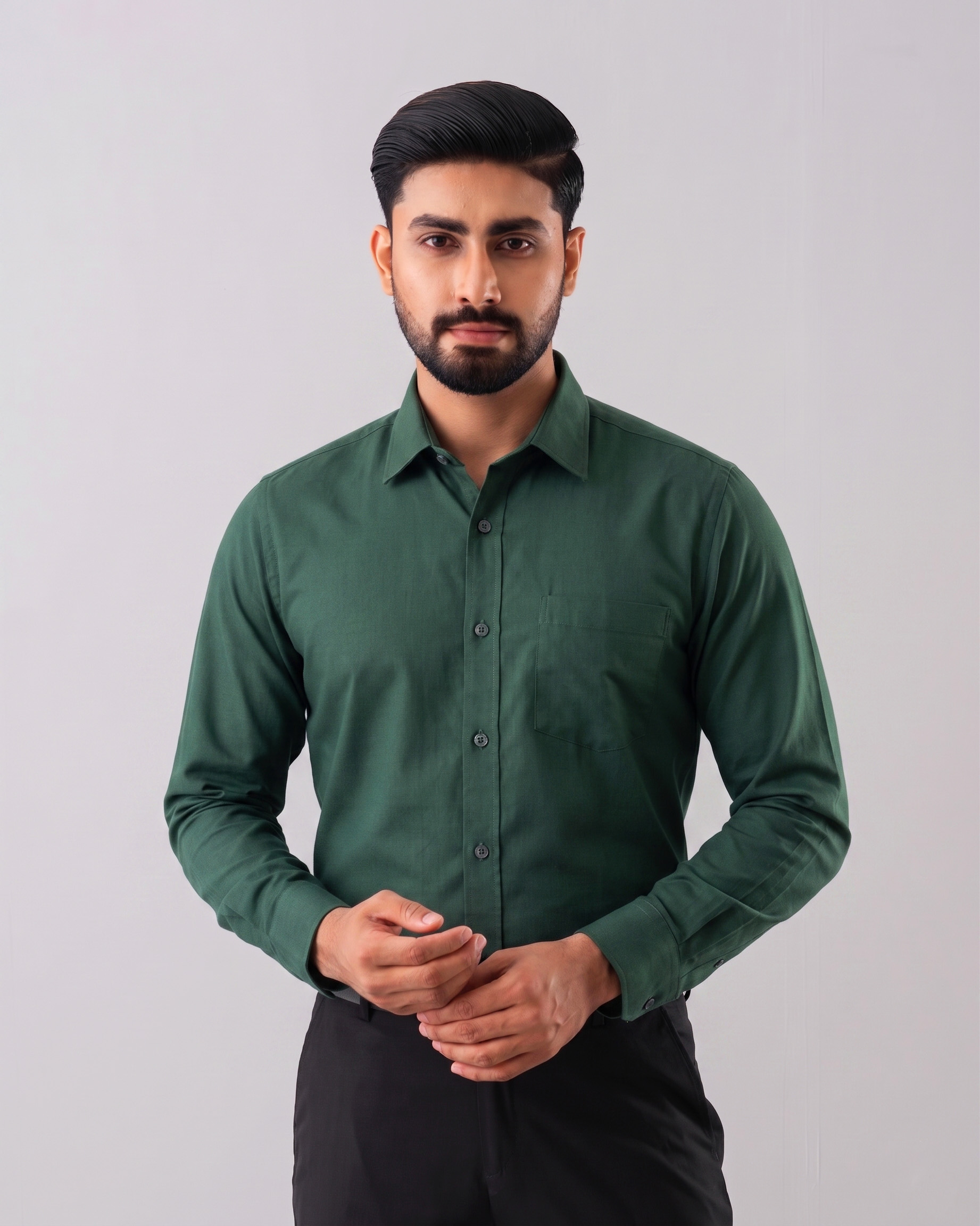 ✨ Premium Oxford Cotton Solid Shirt