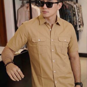 👔 Premium Oxford Pure Cotton 2 Pocket Shirt for Men