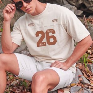 🔥 100% Cotton Premium Drop-Shoulder T-Shirt.