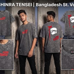 🔥 Acid Wash Drop Shoulder T-Shirt