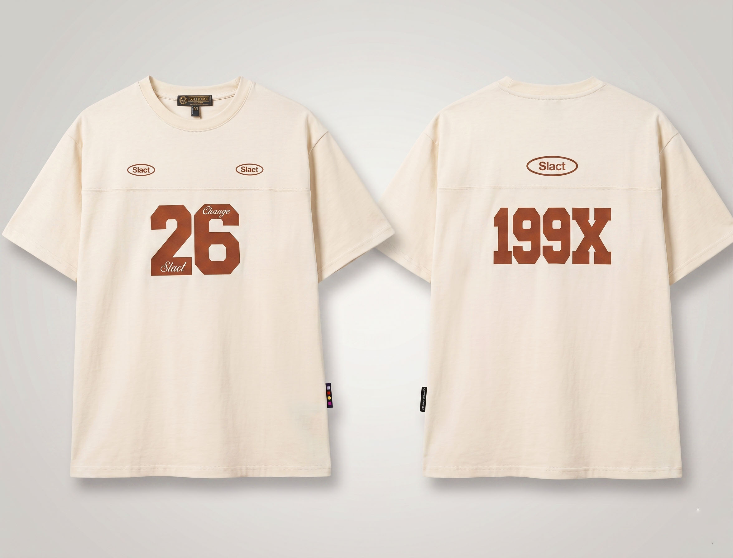 đĨ 100% Cotton Premium Drop-Shoulder T-Shirt. - Image 2