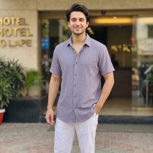 🔥 Men’s Summer Short Sleeve Solid Shirt