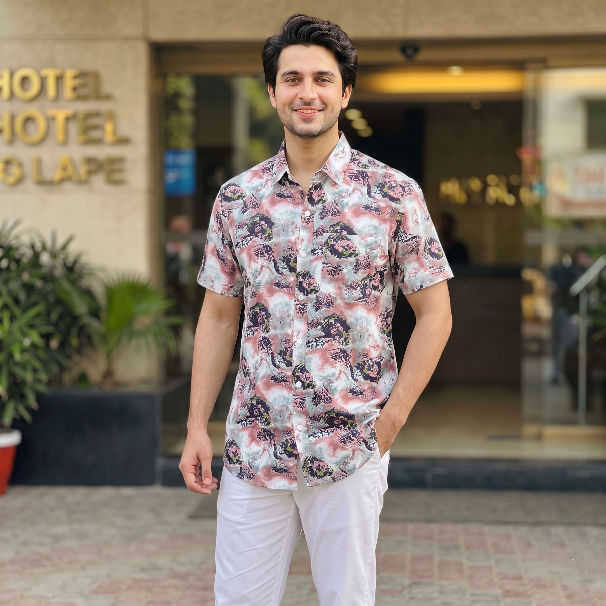 🔥 Men’s Summer Short Sleeve Printed Shirt