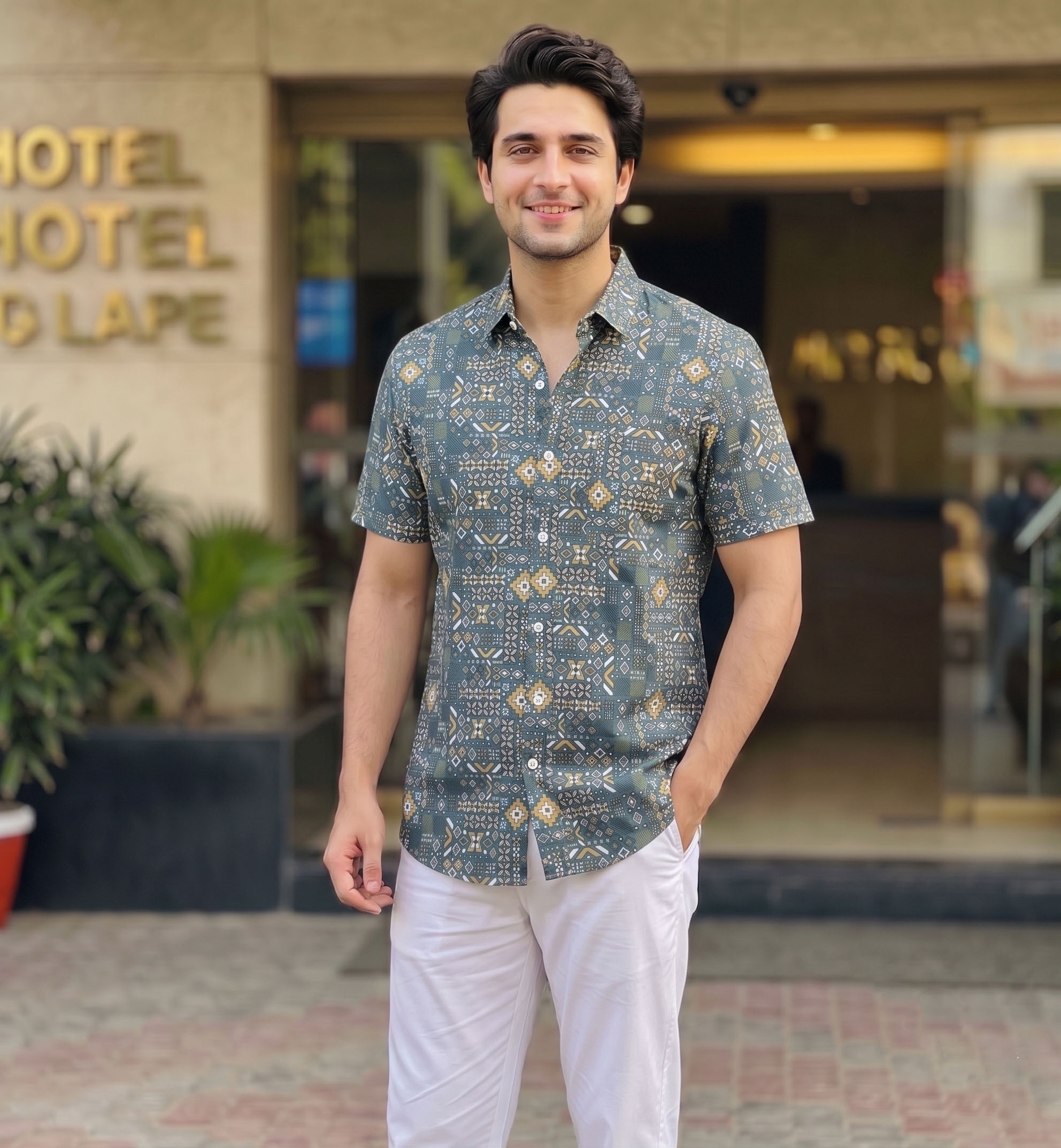 🔥 Men’s Summer Short Sleeve Printed Shirt