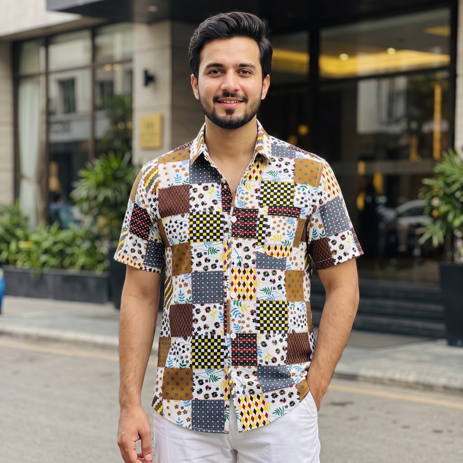 🔥 Men’s Summer Short Sleeve Printed Shirt